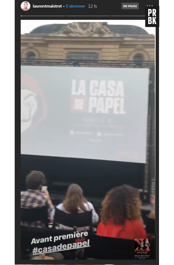 La Casa de papel saison 3 : Laurent Maistret à l'avant-première à Paris
