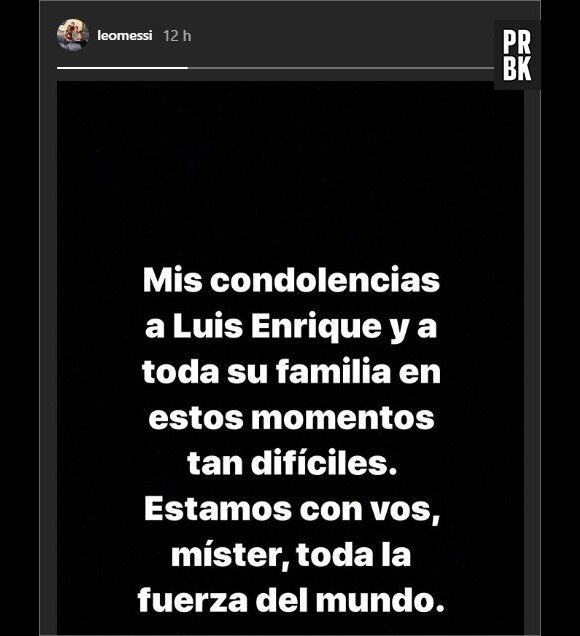 Luis Enrique annonce le décès de Xana, sa fille de 9 ans
