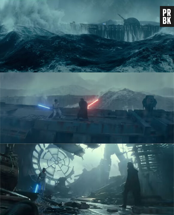 Star Wars 9 : l'affrontement de Rey et Kylo Ren sur les ruines de l'Etoile de la Mort