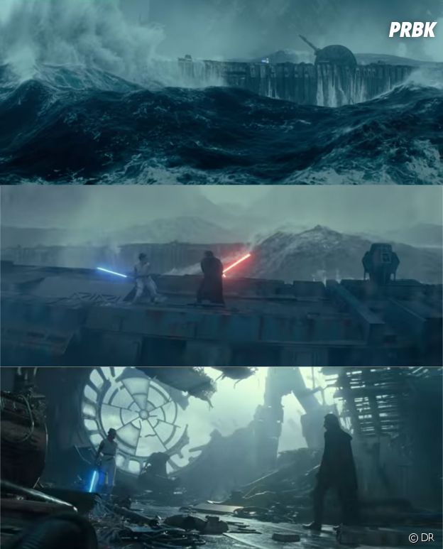 Star Wars 9 : l'affrontement de Rey et Kylo Ren sur les ruines de l'Etoile de la Mort