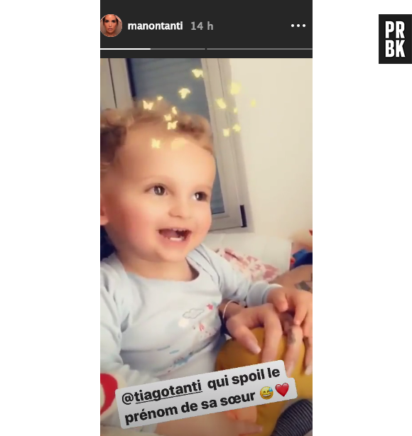 Manon Marsault et Julien Tanti : le prénom de leur fille balancé par leur fils Tiago ?