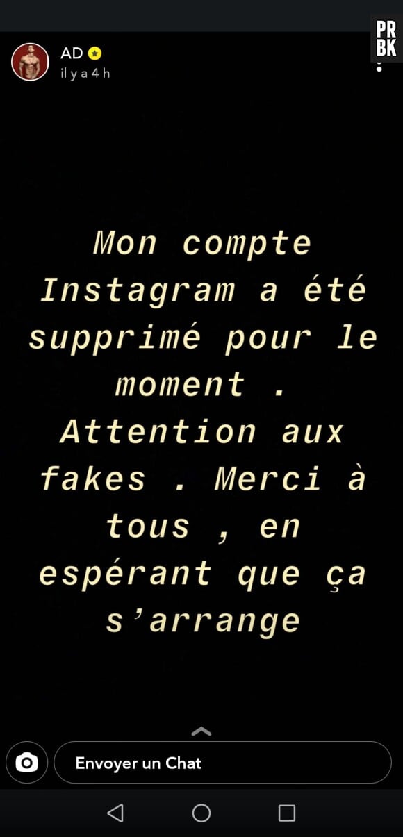 Adrien Laurent : son compte Instagram supprimé après ses lives polémiques