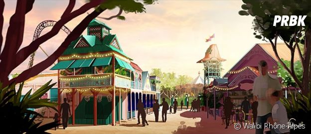Un food-court ouvre dans le quartier de Festival City, à Walibi Rhône-Alpes