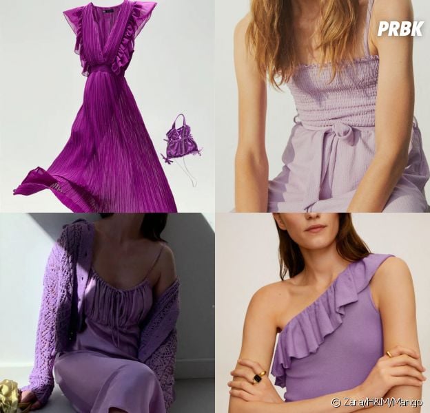 Zara, H&amp;M, Mango, Uniqlo, C&amp;A... D'après une étude, le violet est LA couleur tendance de l'été