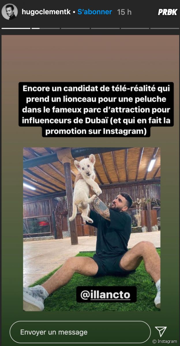Hugo Clément recadre Illan Castronovo après sa visite au zoo de Dubaï