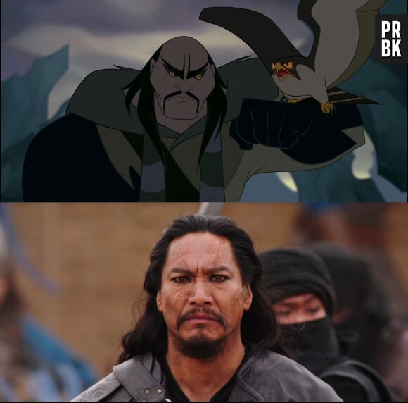 Mulan : le méchant est différent dans les deux films