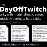 #ADayOffTwitch : des streamers boycottent Twitch pour lutter contre le harcèlement et la haine