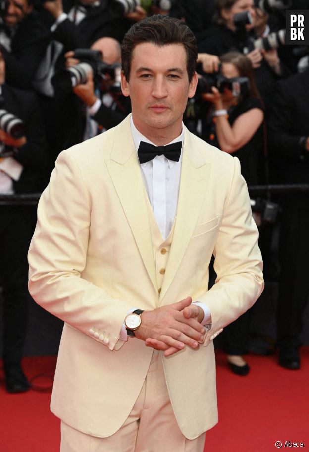 Miles Teller à l'avant-première de Top Gun : Maverick au festival de Cannes le 18 mai 2022