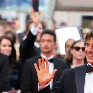 Tom Cruise à l'avant-première de Top Gun : Maverick au festival de Cannes le 18 mai 2022