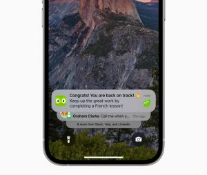 L'écran personnalisable de l'Iphone et les notifications en bas grâce à iOS16 dévoilé lors de la WWDC 2002