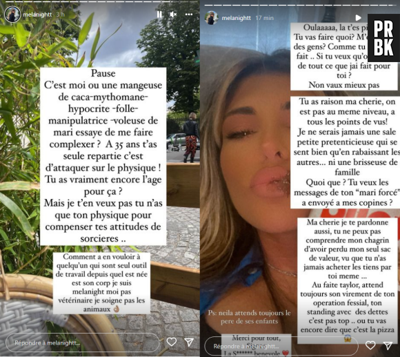 Milla Jasmine vs Melanight : "ingrate", "bouffonne", "fake"... énorme clash sur Instagram