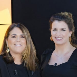 Exclusif - Valérie Bénaïm, Marlène Schiappa - Marlène Schiappa est l’invitée de V.Bénaïm dans son émission Le Gout des Autres, enregistrée le 16/02/2023 et diffusée le 05/03/2023 sur I24 News - Paris le 16/02/2023 - © Jack Tribeca / Bestimage  No Web - Belgique et Suisse 