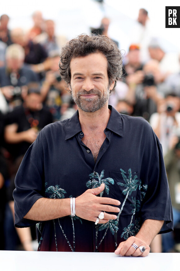 Romain Duris - Photocall du film "Coupez ! (Final Cut )" lors du 75e festival annuel du film de Cannes au Palais des Festivals le 18 mai 2022 à Cannes, France. © Dominique Jacovides/Bestimage


