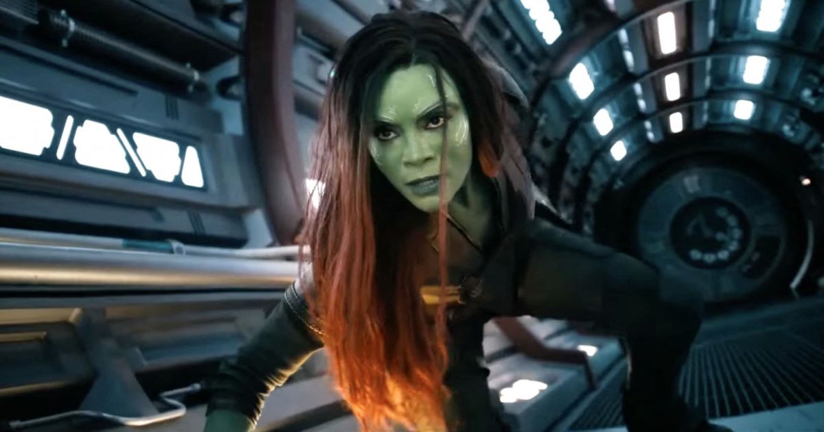 Gamora dans la bande-annonce du film Les Gardiens de la Galaxie 3