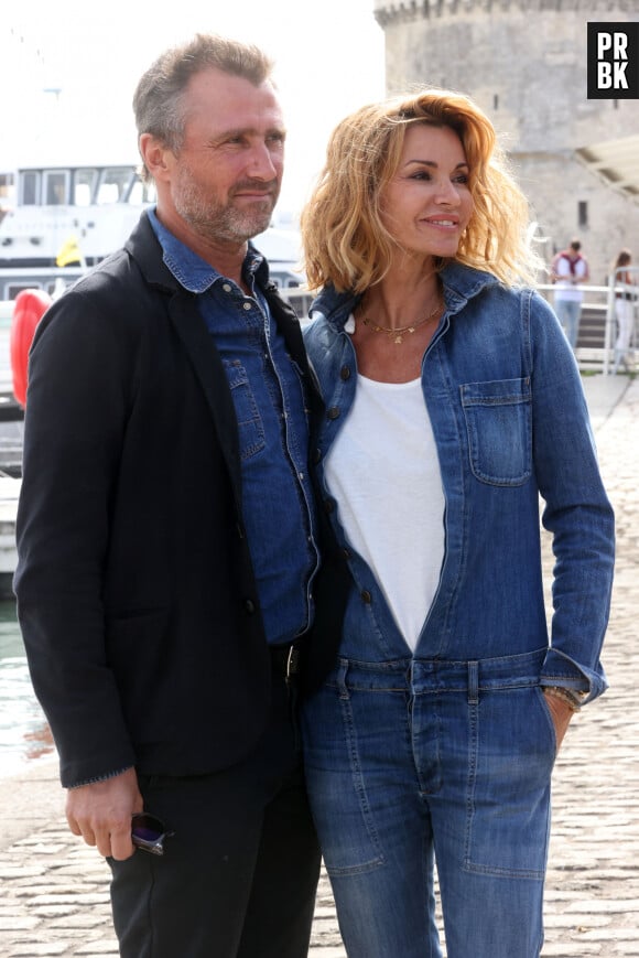 Alexandre Brasseur et Ingrid Chauvin de "Demain nous appartient" - Festival de la Fiction de La Rochelle. Le 18 septembre 2021 © Jean-Marc Lhomer / Bestimage  