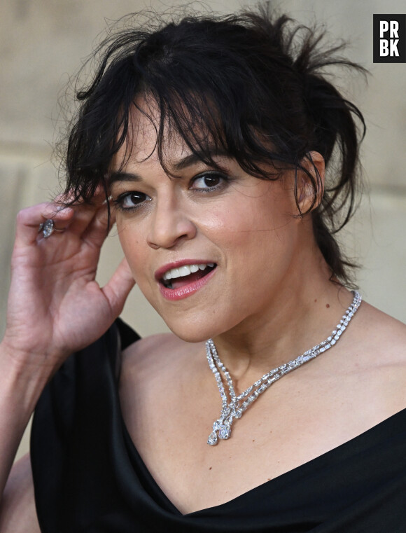 Michelle Rodriguez - Photocall de la première du film Donjons et Dragons : L'Honneur des voleurs au Cineworld à Londres le 23 mars 2023.