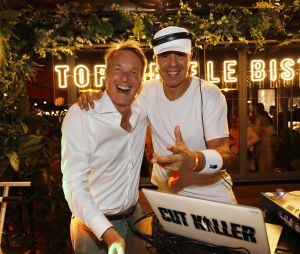 Exclusif - Stéphane Rotenberg,DJ Cut Killer - Ouverture du premier restaurant "Top Chef" Le Bistrot à Suresnes le 7 juillet 2022.  © Marc Ausset-Lacroix/Bestimage
