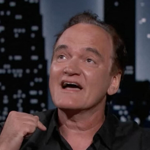 Quentin Tarantino sur le plateau de l'émission "Jimmy Kimmel Live!" à Los Angeles, le 19 juillet 2022. 