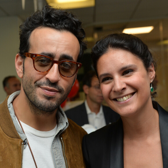 Jonathan Cohen et Apolline de Malherbe à l'opération Charity Day chez Aurel BCG partners à Paris le 11 septembre 2019. © Veeren / Bestimage