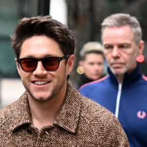 Niall Horan quitte les studios de la BBC Radio 2 à Londres le 7 mars 2023.