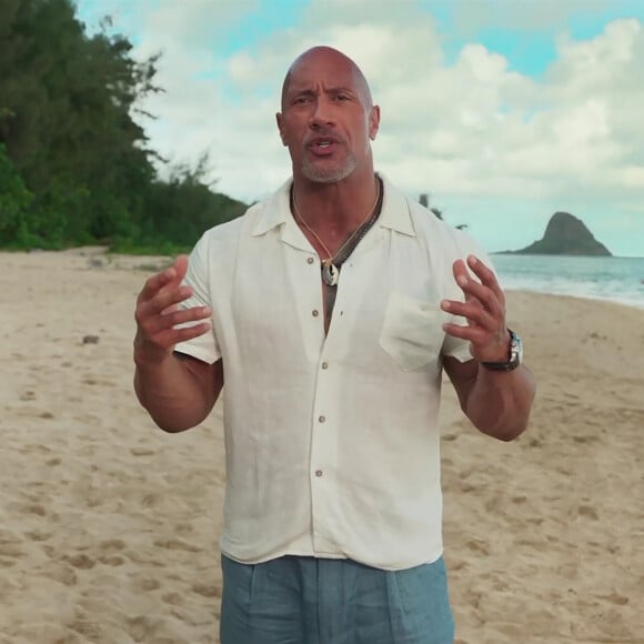 Dwayne "The Rock" Johnson présente la version live du film "Vaiana, la Légende du bout du monde".