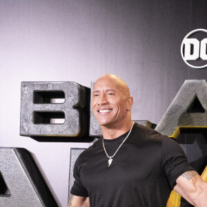 Dwayne Johnson à la première de "Black Adam" à Madrid le 19 octobre 2022.