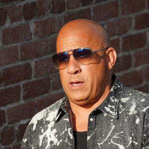 Vin Diesel arrive aux studios de l'émission "Jimmy Kimmel Show" à Los Angeles, le 16 mai 2023.