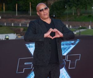 Vin Diesel à la première du film "Fast &amp; Furious X" à Rome, le 12 mai 2023. 