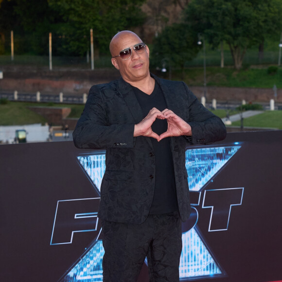 Vin Diesel à la première du film "Fast & Furious X" à Rome, le 12 mai 2023. 