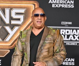 Vin Diesel à la première du film "Les Gardiens de la Galaxie 3" à Los Angeles, le 27 avril 2023.