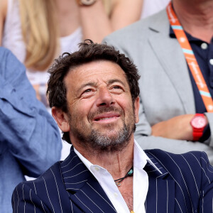 Patrick Bruel - Célébrités en tribunes des Internationaux de France de tennis de Roland Garros 2023 à Paris le 11 juin 2023. © Jacovides-Moreau/Bestimage 