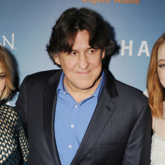 Rachel McAdams, Cameron Crowe et Emma Stone - Première du film "Aloha" à Los Angeles. Le 27 mai 2015