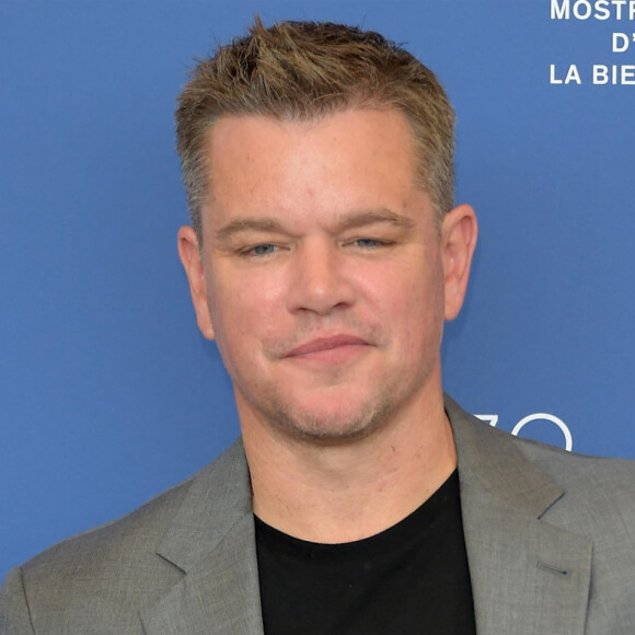 Matt Damon - Photocall de "The Last Duel" lors du festival international du film de Venise (La Mostra), le 10 septembre 2021. 