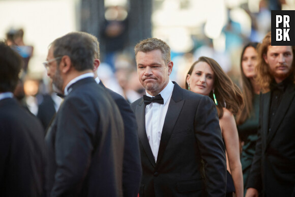 Matt Damon, Camille Cottin - Montée des marches du film « Stillwater » lors du 74ème Festival International du Film de Cannes. Le 8 juillet 2021 © Borde-Jacovides-Moreau / Bestimage 