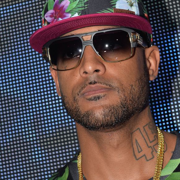 Booba (Élie Yaffa) - Showcase de Booba au VIP Room à Cannes le 19 mai 2014.