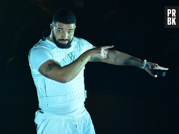 Drake en concert à l'American Airlines Arena à Miami le 13 novembre 2018. 