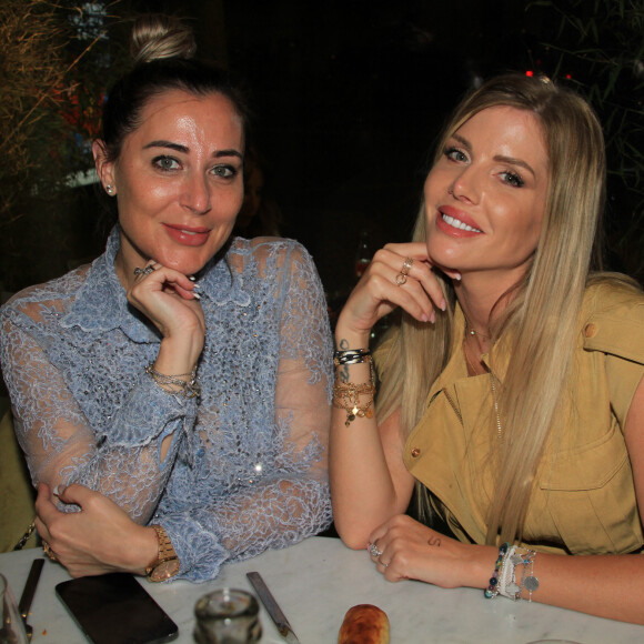 Exclusif - Magali Berdah, Jessica Thivenin - Dîner au restaurant cacher "Le Shkoun" à Paris le 24 juin 2022. © Philippe Baldini/Bestimage