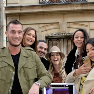 Anthony Nacca, Alix, Benjamin Samat, Jessica Thivenin, Ness et Maeva Ghennam à l'avant-première de la nouvelle saison de l'émission de télé-réalité "Les Marseillais Asian Tour" au cinéma Gaumont Champs-Elysées à Paris, France, le 13 février 2019. © Veeren/Bestimage