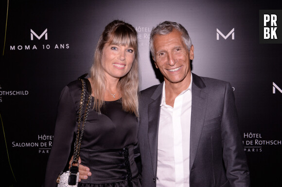 Exclusif - Nagui avec sa femme Mélanie Page - Moma Group fête son 10ème anniversaire à l'hôtel Salomon de Rothschild à Paris le 5 septembre 2022. © Rachid Bellak/Bestimage 