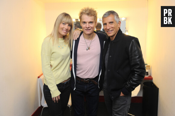 Exclusif - Benabar, Nagui et sa femme Mélanie Page- Concert de Bénabar au Grand Rex. Le 8 novembre 2018 © Guillaume Gaffiot / Bestimage