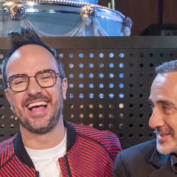 Exclusif - Michael Youn, Jarry, Elie Semoun - Backstage - Enregistrement des 10 ans de l'émission "Vendredi tout est permis (VTEP)", présentée par Arthur Essebag et diffusée le 29 janvier sur TF1 © Jacovides-Moreau / Bestimage