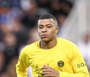 Kylian Mbappe during the Ligue 1 football (soccer) match between AJ Auxerre (AJA) and Paris Saint Germain (PSG) on May 21, 2023 at&nbsp;Stade Abbe Deschamps&nbsp;in Auxerre, France. Photo by Victor Joly/ABACAPRESS.COM 