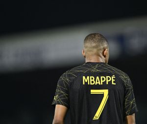 Kylian Mbappe during the Ligue 1 football (soccer) match between AJ Auxerre (AJA) and Paris Saint Germain (PSG) on May 21, 2023 at&nbsp;Stade Abbe Deschamps&nbsp;in Auxerre, France. Photo by Victor Joly/ABACAPRESS.COM 