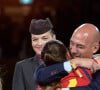 August 20, 2023, Sydney, New South Wales, Australia: Sydney,Australia:20 August,2023. FIFA Womens Football World Cup 2023 Final. Spain beat England to become World Champions..Maria PEREZ is hugged and kissed by Spanish FA President Luis Rubiales. He has now been suspended over his kissing of Jenny Hermoso..Photo by Jayne Russell (Credit Image: © Jayne Russell/ZUMA Press Wire)