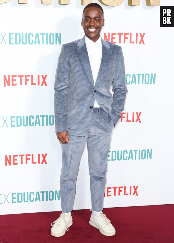 Ncuti Gatwa lors de la première de la saison 2 de la série télévisée Netflix "Sex Education" au cinéma Genesis à Londres, Royaume Uni, le 8 janvier 2020.