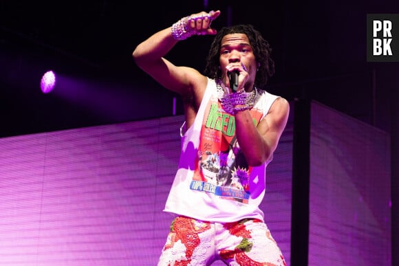 Le show se tenait dans l'enceinte du FedEx Forum.
Lil Baby - C.Brown et L.Baby en concert lors de la tournée "One Of Them Ones Tour" à Concord (Californie), le 23 août 2022.