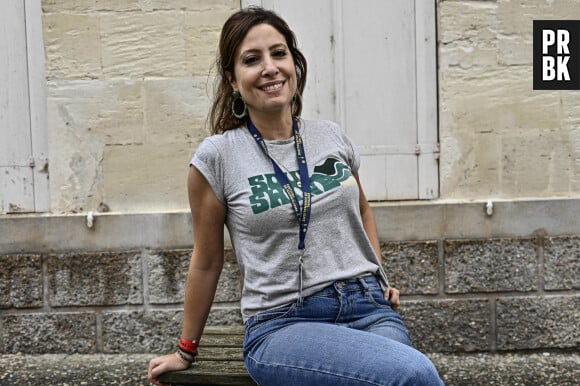 Léa Salamé - Festival International du Journalisme à Couthures sur Garonne le 15 juillet 2023.