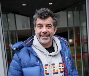 Stéphane Plaza - Les célébrités quittent les studios de RTL après l'émission "Les Grosses Têtes" à Paris le 24 janvier 2023.