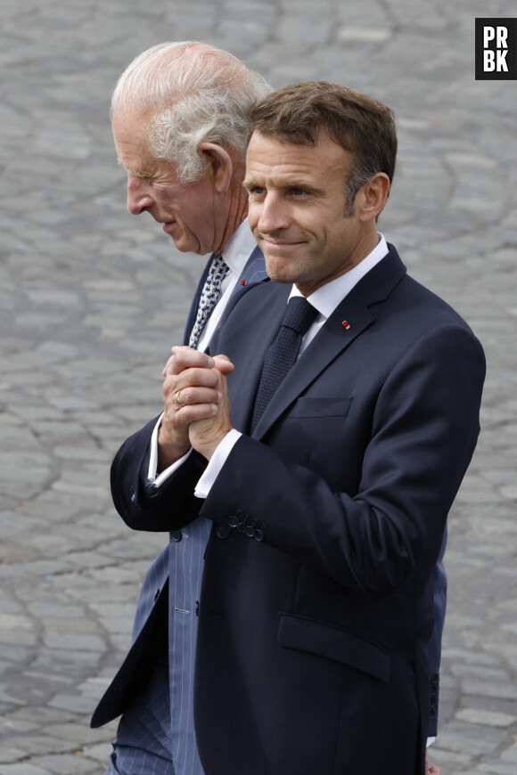 20 Septembre 2023 - Paris, France: Accueil par Emmanuel et Brigitte Macron de Charles III et Camilla. (Photo Henri Szwarc/Starface) © eyepix / Zuma Press / Bestimage