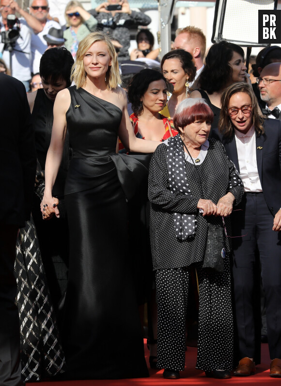 Cate Blanchett, Agnès Varda, Céline Sciamma - Montée des marches du film « Les Filles du Soleil » lors du 71ème Festival International du Film de Cannes. Le 12 mai 2018 © Borde-Jacovides-Moreau/Bestimage 